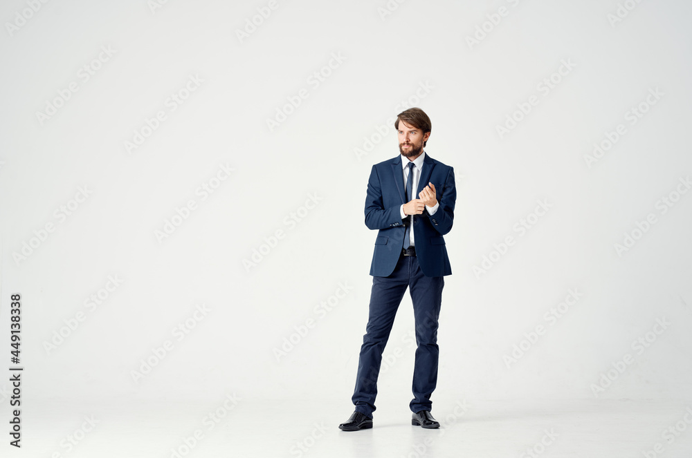 man in a suit manager Professional light background man in a suit manager Professional light background
