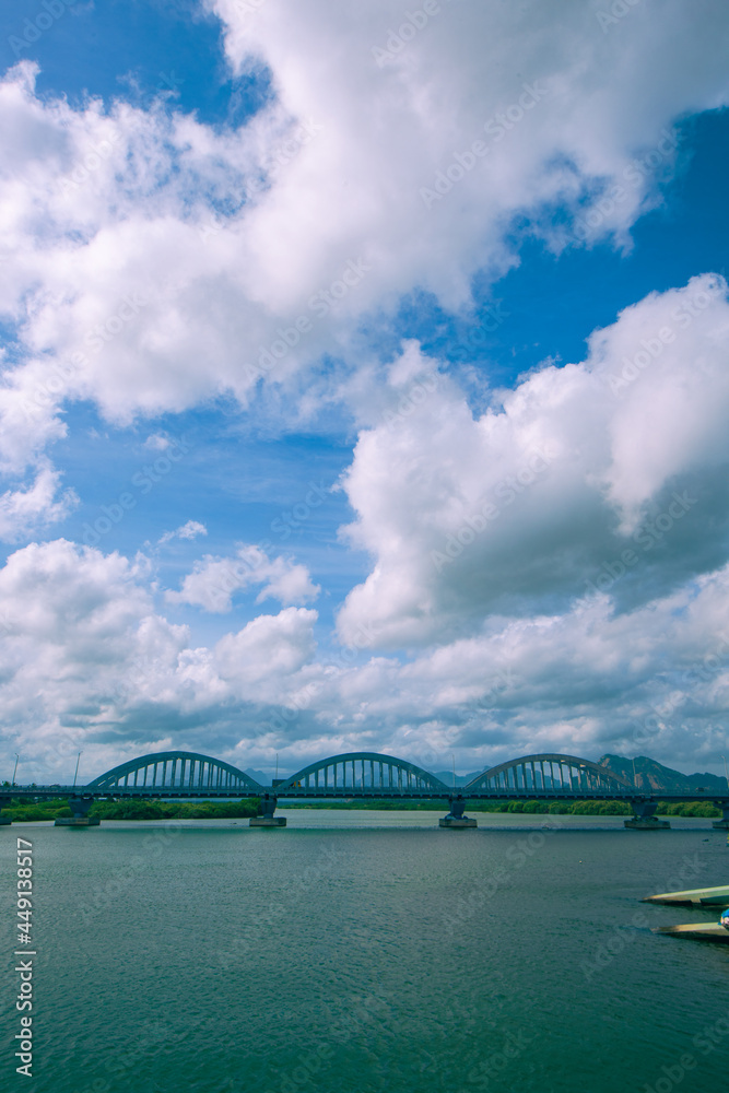 Fototapeta premium bridge over the river