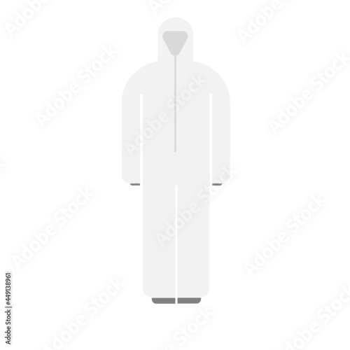 The medical coverall gowns illustration.