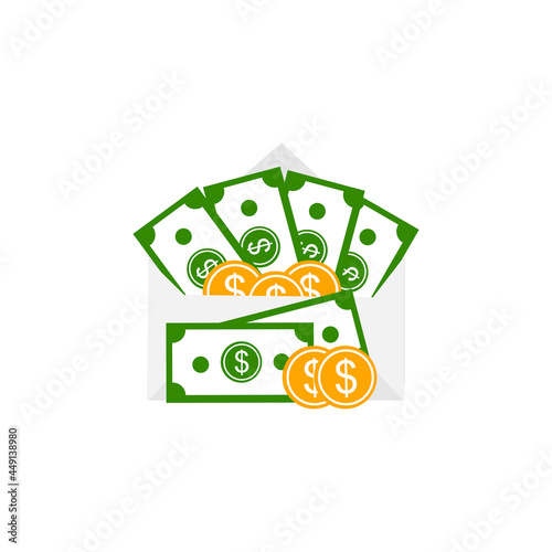 Illustration of a enhanced in envelope.