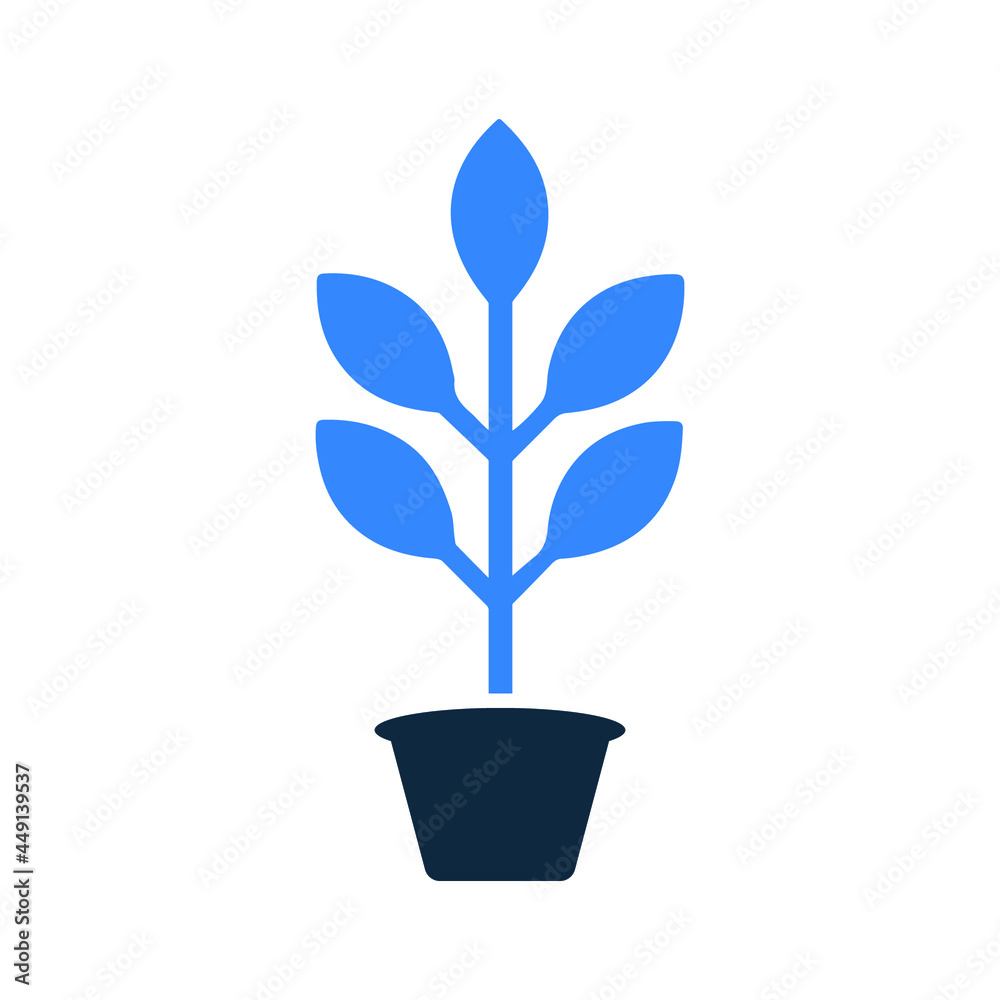 Ecology, pot plant icon. Well organized and editable Vector. Ecology, pot plant icon. Well organized and editable Vector.