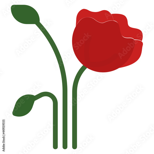 poppy flat icon