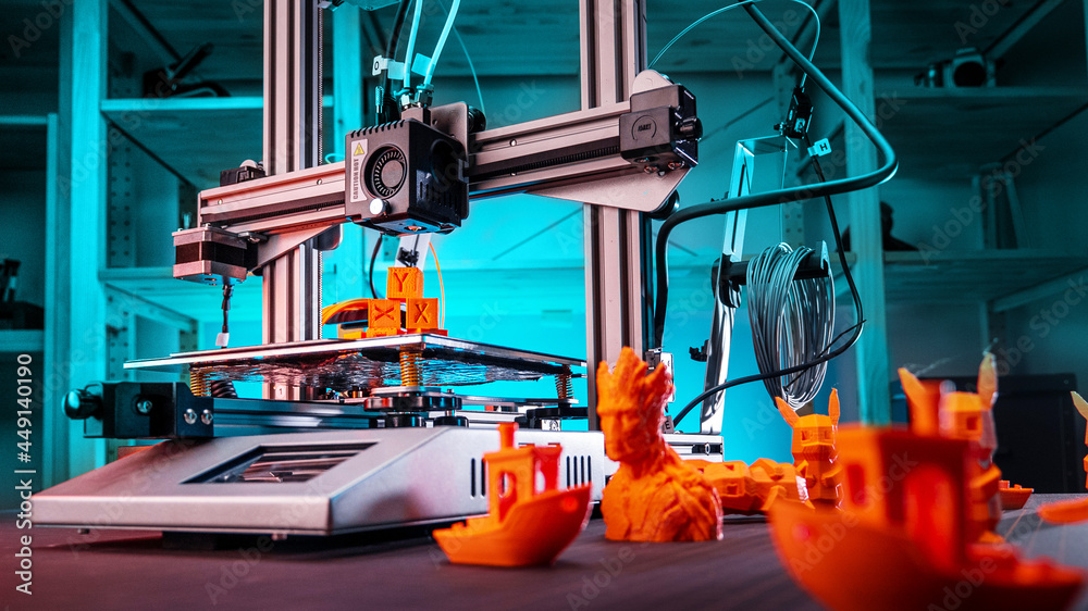 3D printer. 3d printing