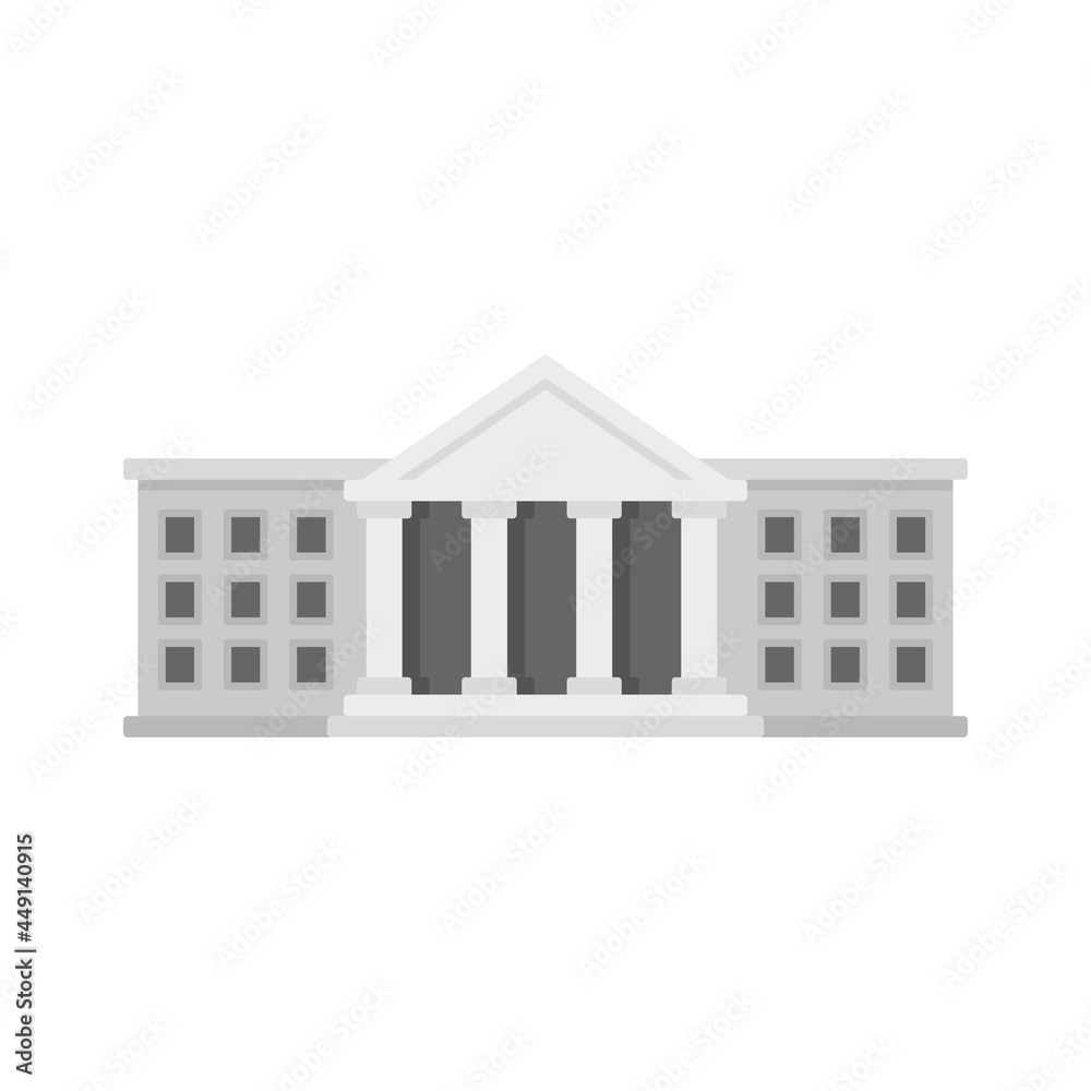 Cambridge university icon flat isolated vector Cambridge university icon flat isolated vector
