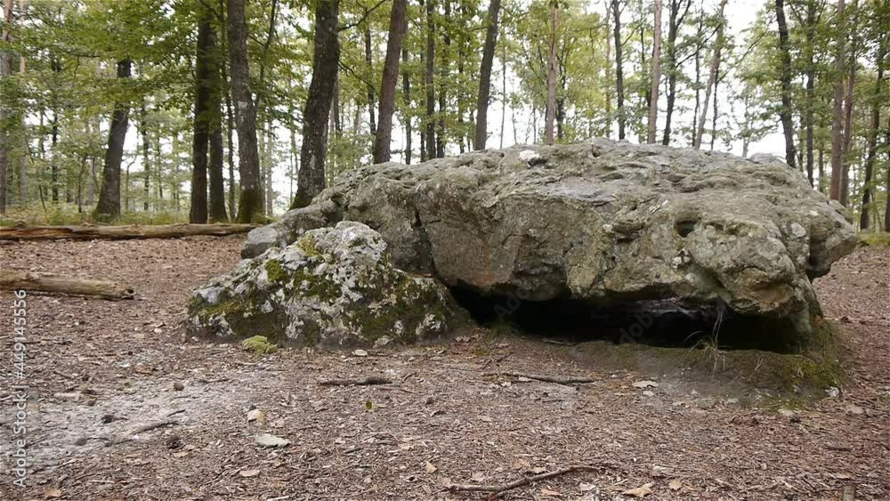 Dolmen La Grosse Pierre, prehistoric structure in Normandy Dolmen La Grosse Pierre, prehistoric structure in Normandy