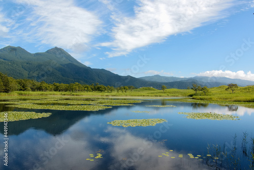 Lake in the mountains  Shiretoko  Hokkaido  Japan