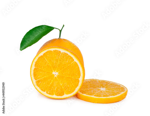 Oranges isolated on a white background