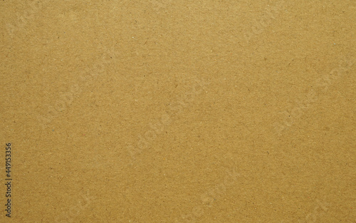 Paper box or packing paper texture, Brown smooth used for background, Close up