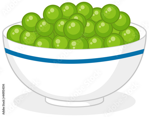 Green candy sphere in a bowl isolated