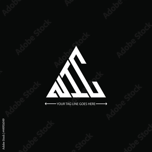 NIC letter logo creative design. NIC unique design
