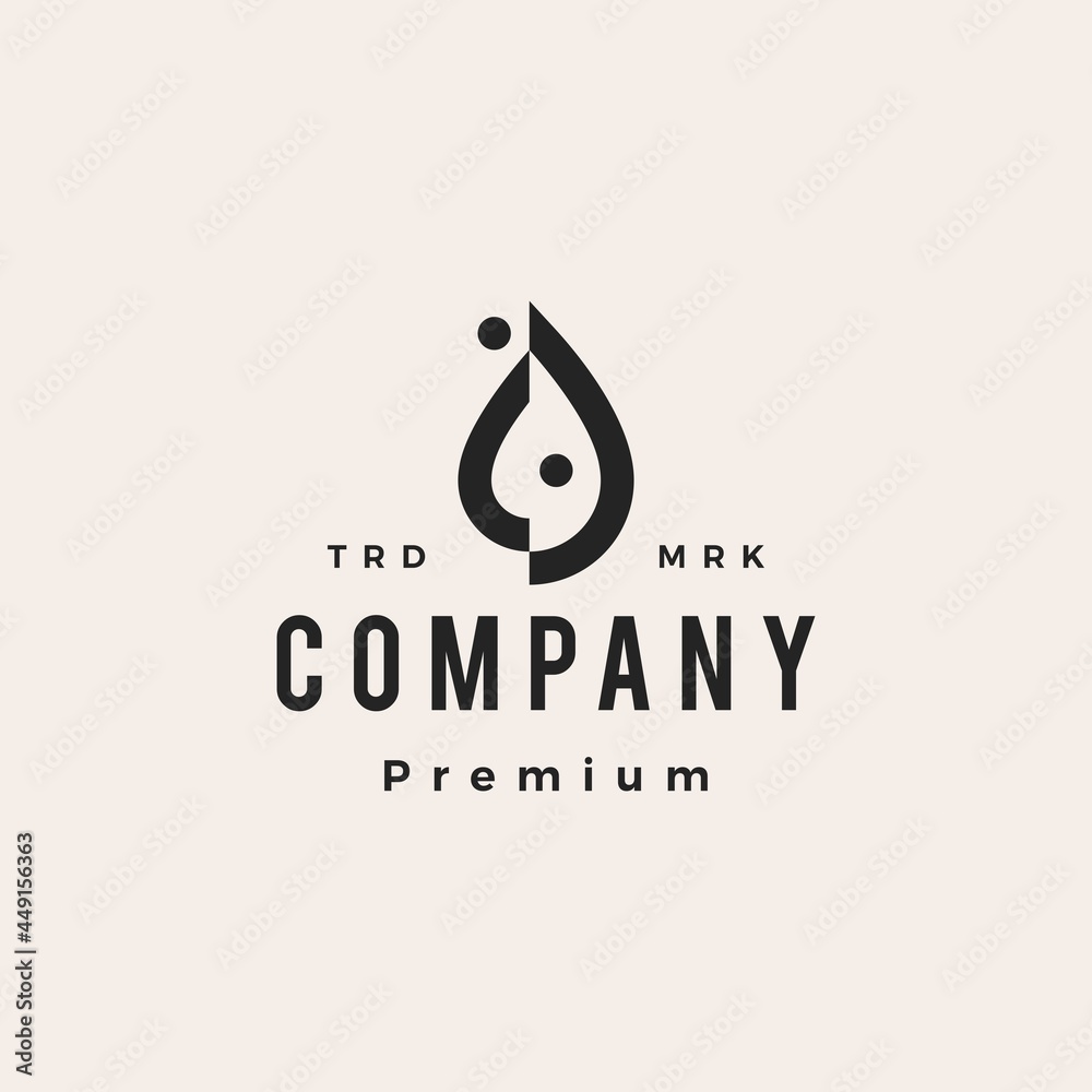 drop family people droplet water oil blood donation hipster vintage logo vector icon illustration drop family people droplet water oil blood donation hipster vintage logo vector icon illustration