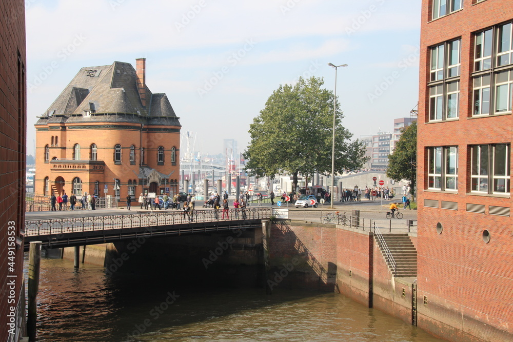 Hamburgo, Alemania. Con sus numerosos canales.