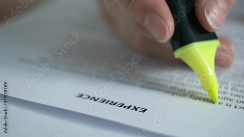 Working with the document 