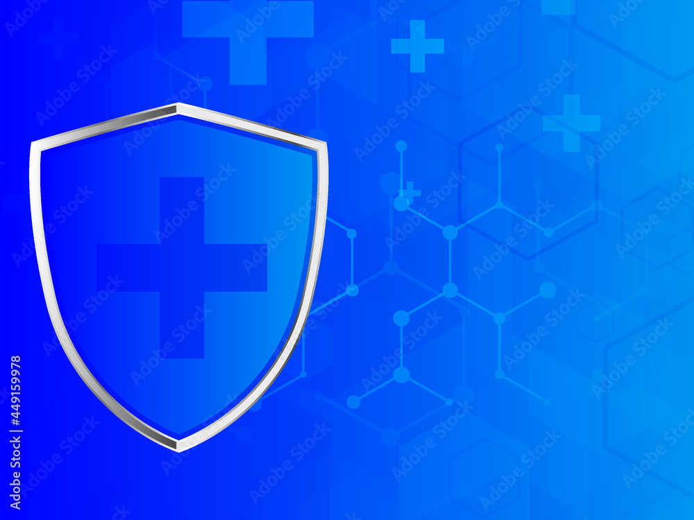 Obraz premium 2D illustration medical structure background