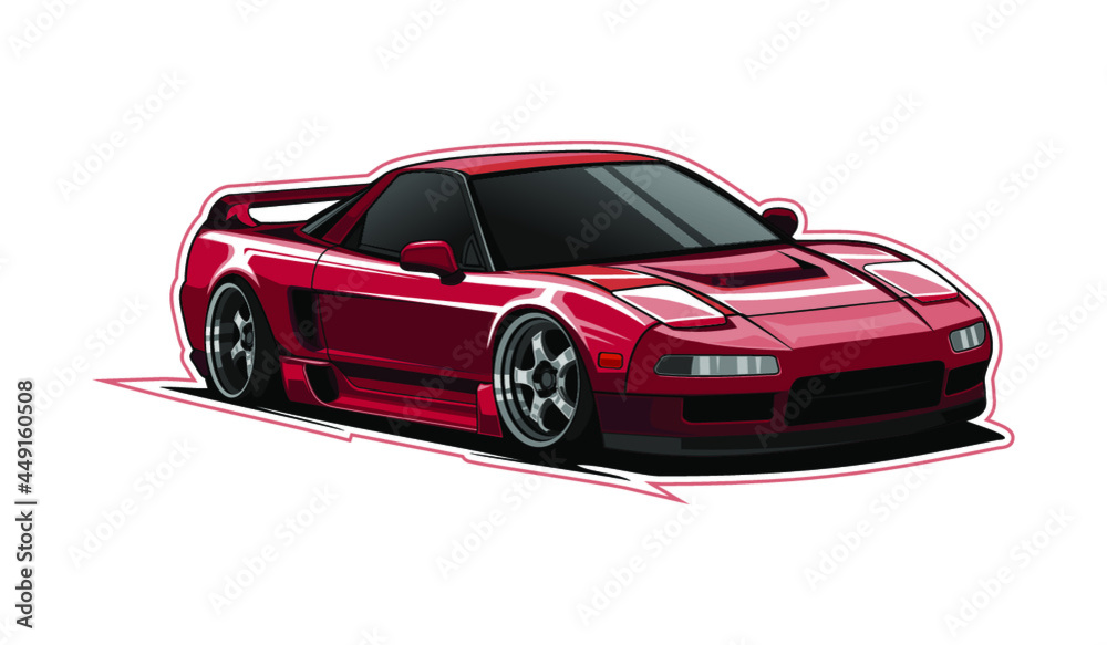 car sport vector illustration