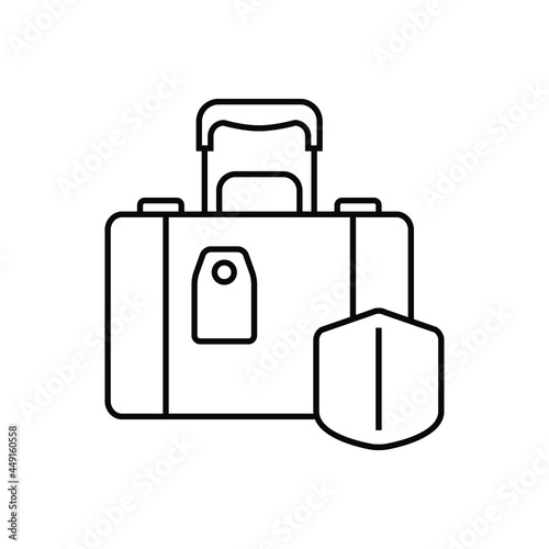 Luggage protection icon