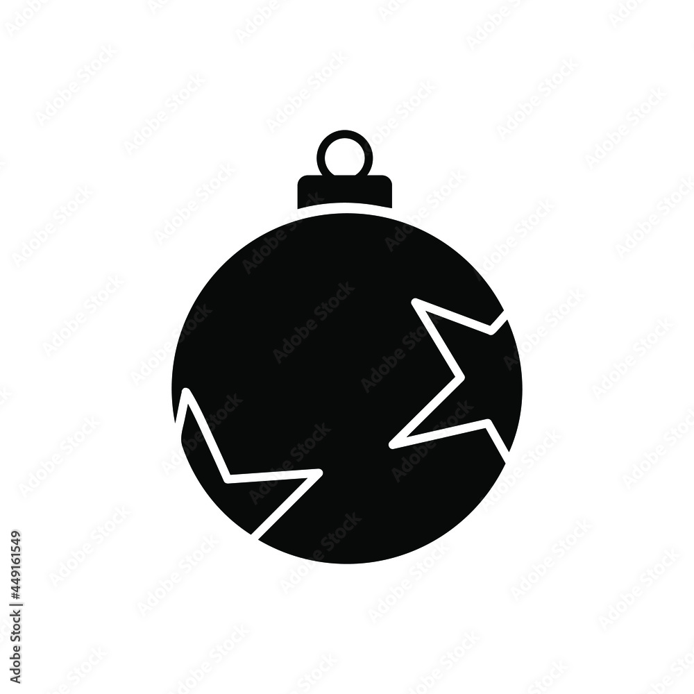 Christmas tree ball icon vector set. Christmas toy illustration sign collection. New year symbol or logo. Christmas tree ball icon vector set. Christmas toy illustration sign collection. New year symbol or logo.