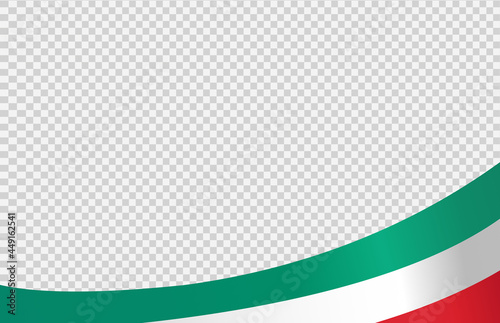 Waving flag of Italy isolated  on png or transparent  background,Symbol of Italy,template for banner,card,advertising ,promote, vector illustration top gold medal sport winner country