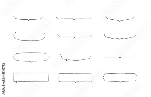 シンプルな吹き出しイラストセット Stock Vector Adobe Stock シンプルな吹き出しイラストセット Stock Vector Adobe Stock