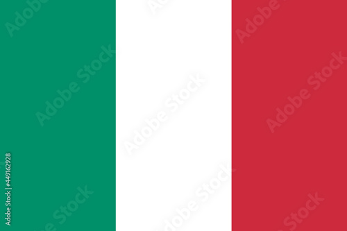 Italy flag standard shape color ,Symbols of Italy template banner,card,advertising ,promote,ads, web design, magazine,vector illustration, top gold medal sport winner country