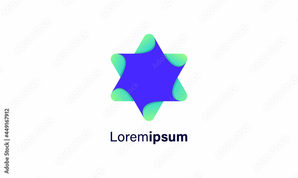 Obraz premium Star Icon modren Logo design. Star Icon Design Vector template elements