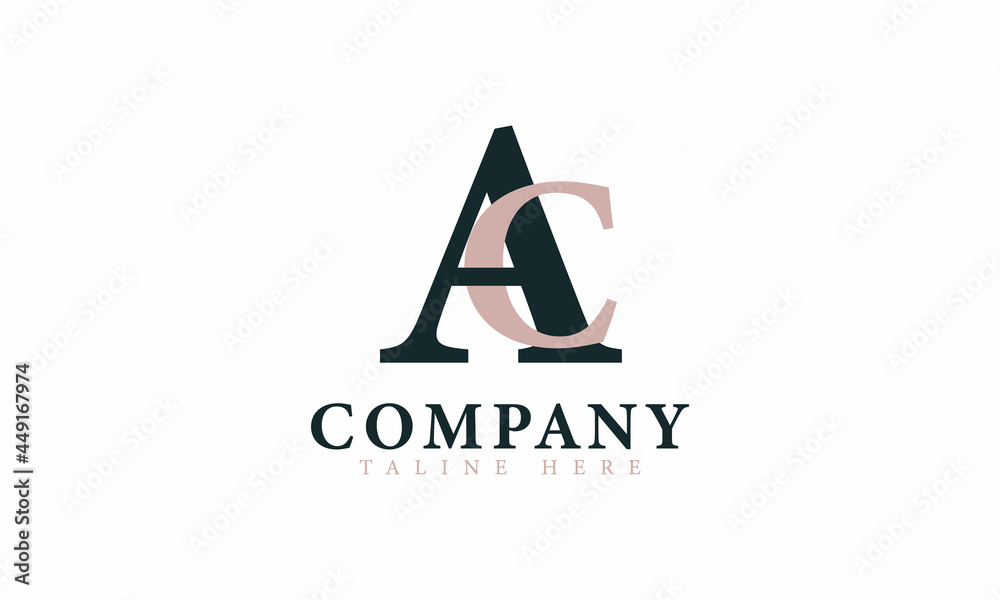 AC Luxury logo template design vector illustration. AC Luxury logo template design vector illustration.