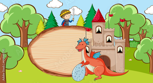 Fairy tale banner template