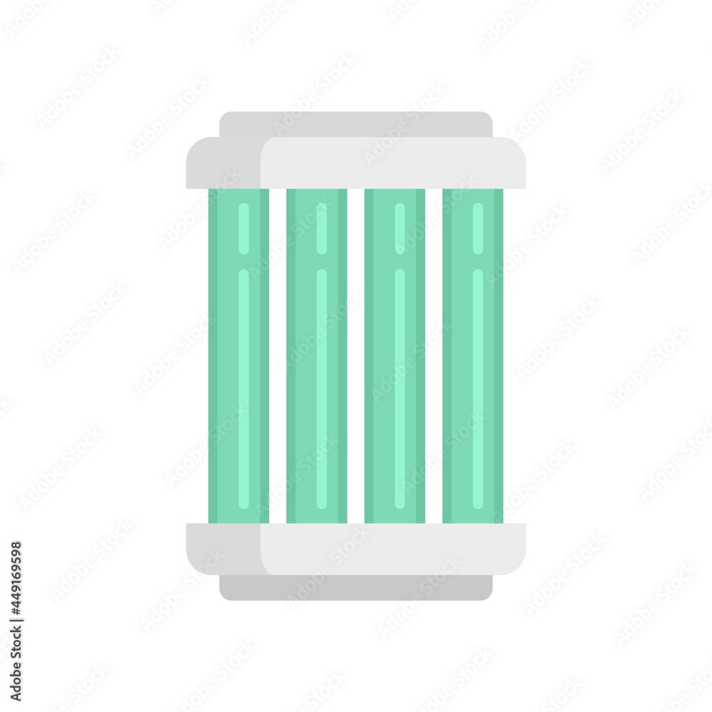 Nuclear capsule icon flat isolated vector Nuclear capsule icon flat isolated vector