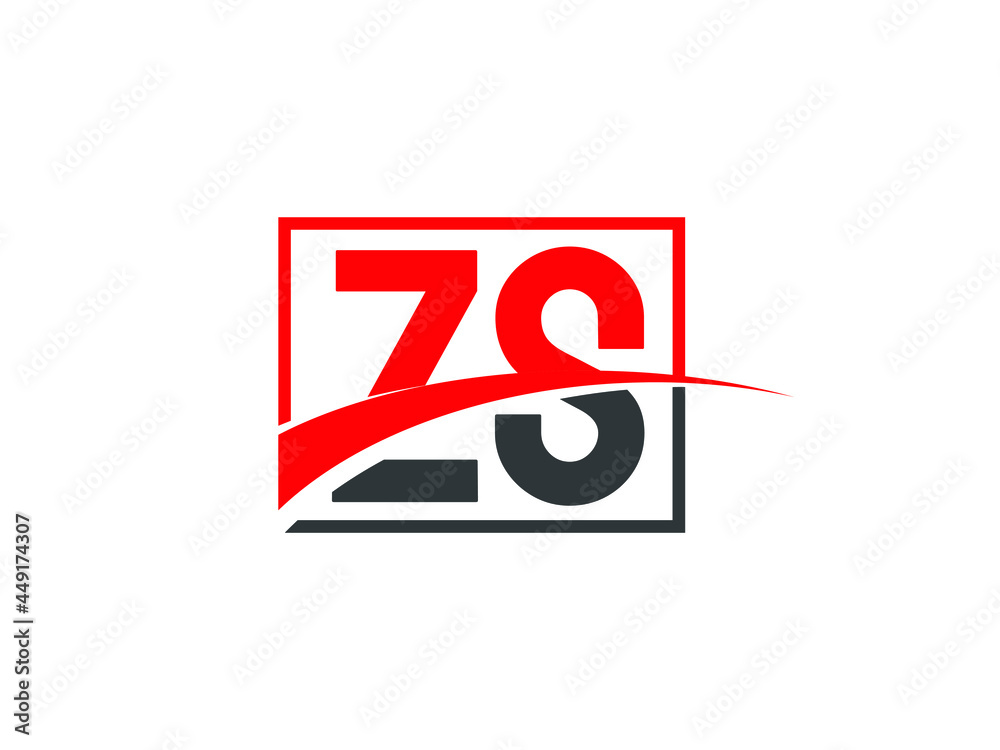 Z S, ZS Letter Logo Design Z S, ZS Letter Logo Design