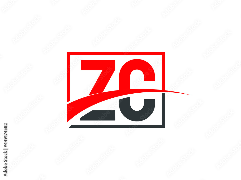 Z C, ZC Letter Logo Design Z C, ZC Letter Logo Design