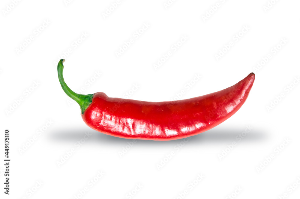 Chili pepper isolated on a white background. Hot pepper Fresh pepper chili Chili pepper isolated on a white background. Hot pepper Fresh pepper chili