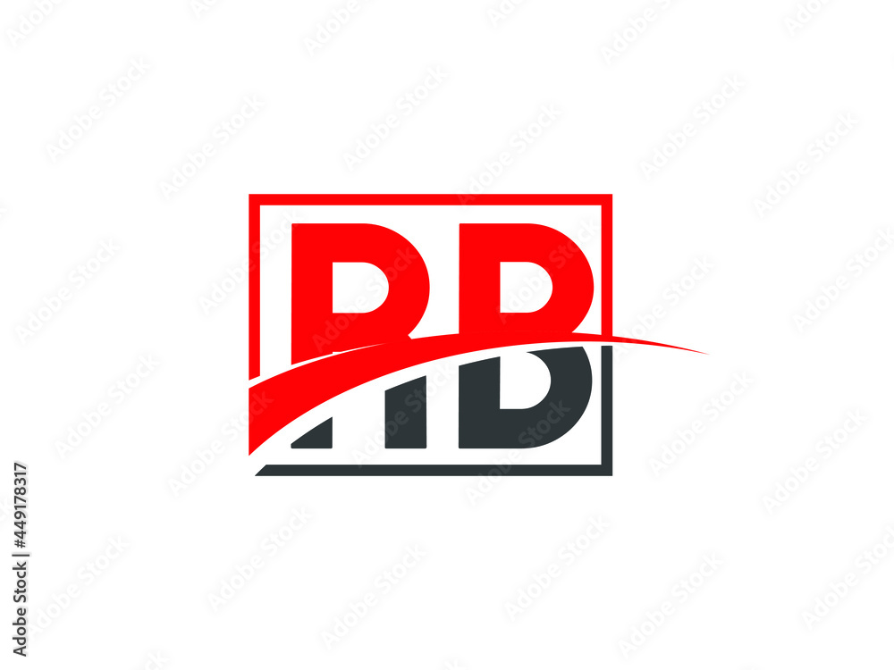 R B, RB Letter Logo Design R B, RB Letter Logo Design
