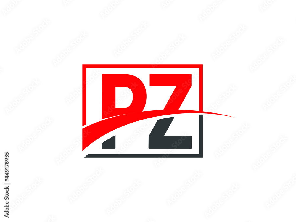 P Z, PZ Letter Logo Design P Z, PZ Letter Logo Design