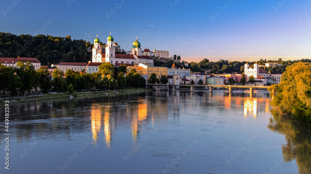 Abendsonne auf Passau