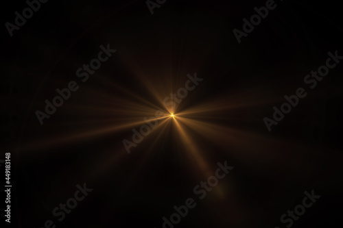 sun light lens flares art animation background