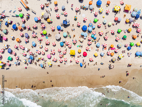 sunshade with beach