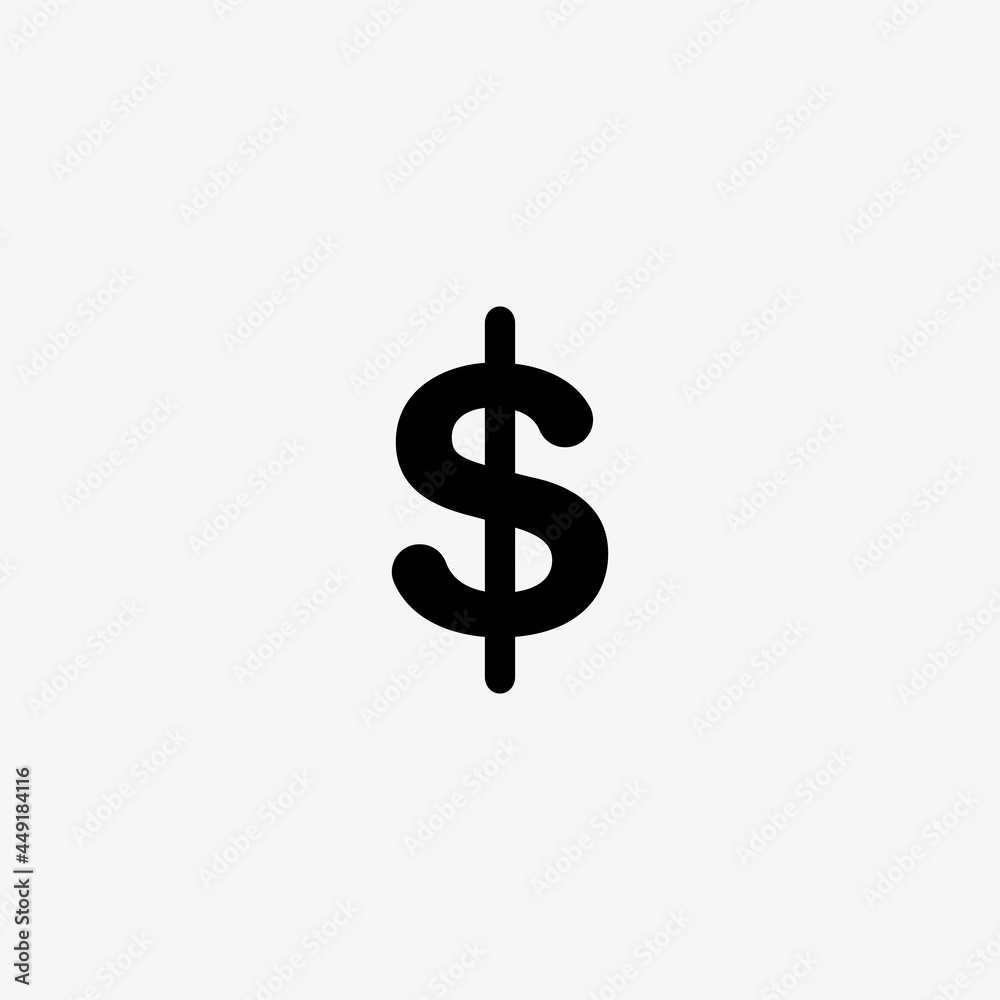 Money icon. Cash, dollar sign for web and mobile UI design. Money icon. Cash, dollar sign for web and mobile UI design.