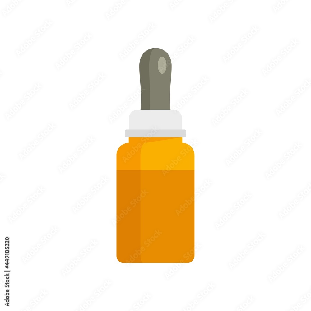 Cough syrup ointment icon flat isolated vector Cough syrup ointment icon flat isolated vector