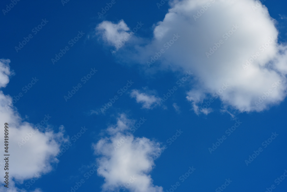 Beautiful blue sky with clouds as a background picture