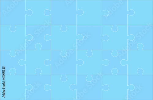 Pieces of colorful puzzles (mosaic) in disassembled form. Team, connection, merge.