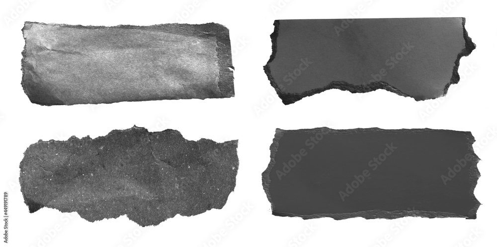 torn paper isolated on white background torn paper isolated on white background