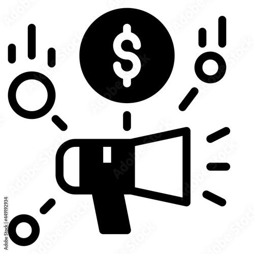 sponsor glyph icon