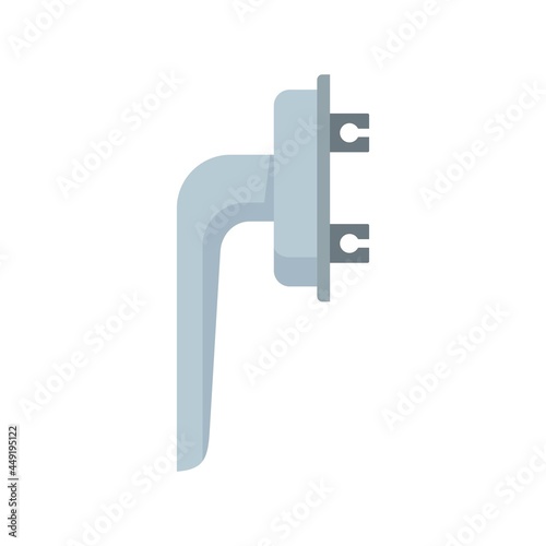 Window handle icon flat isolated vector