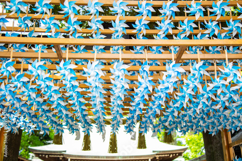川越氷川神社の風車