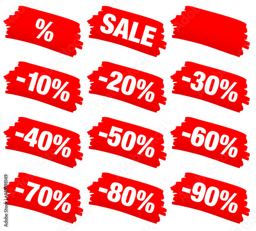 Zwölf Pinselstriche Sale Minus Rot