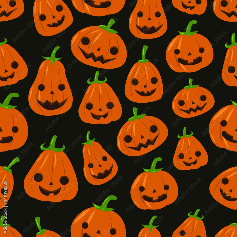 cute halloween seamless pattern collection cute halloween seamless pattern collection
