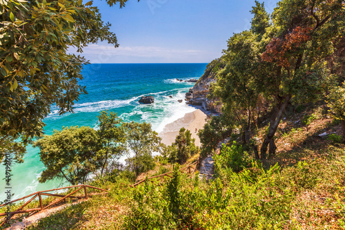 Fototapeta Naklejka Na Ścianę i Meble -  Beautiful Beach In Pelion Peninsula