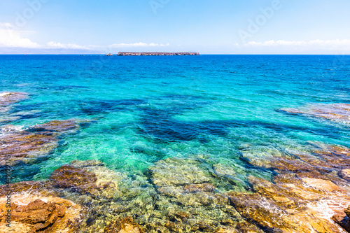 Seaside Coast Of West Seaside Of Paros