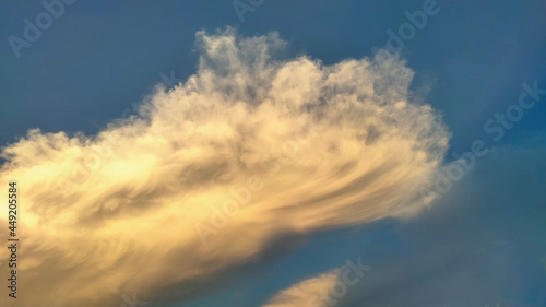 Beautiful Blue Sky with Cloud