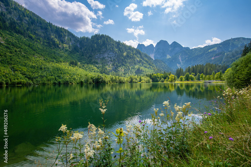 Gosausee, a beautiful lake with moutains in Salzkammergut, Austria. © Nick Brundle